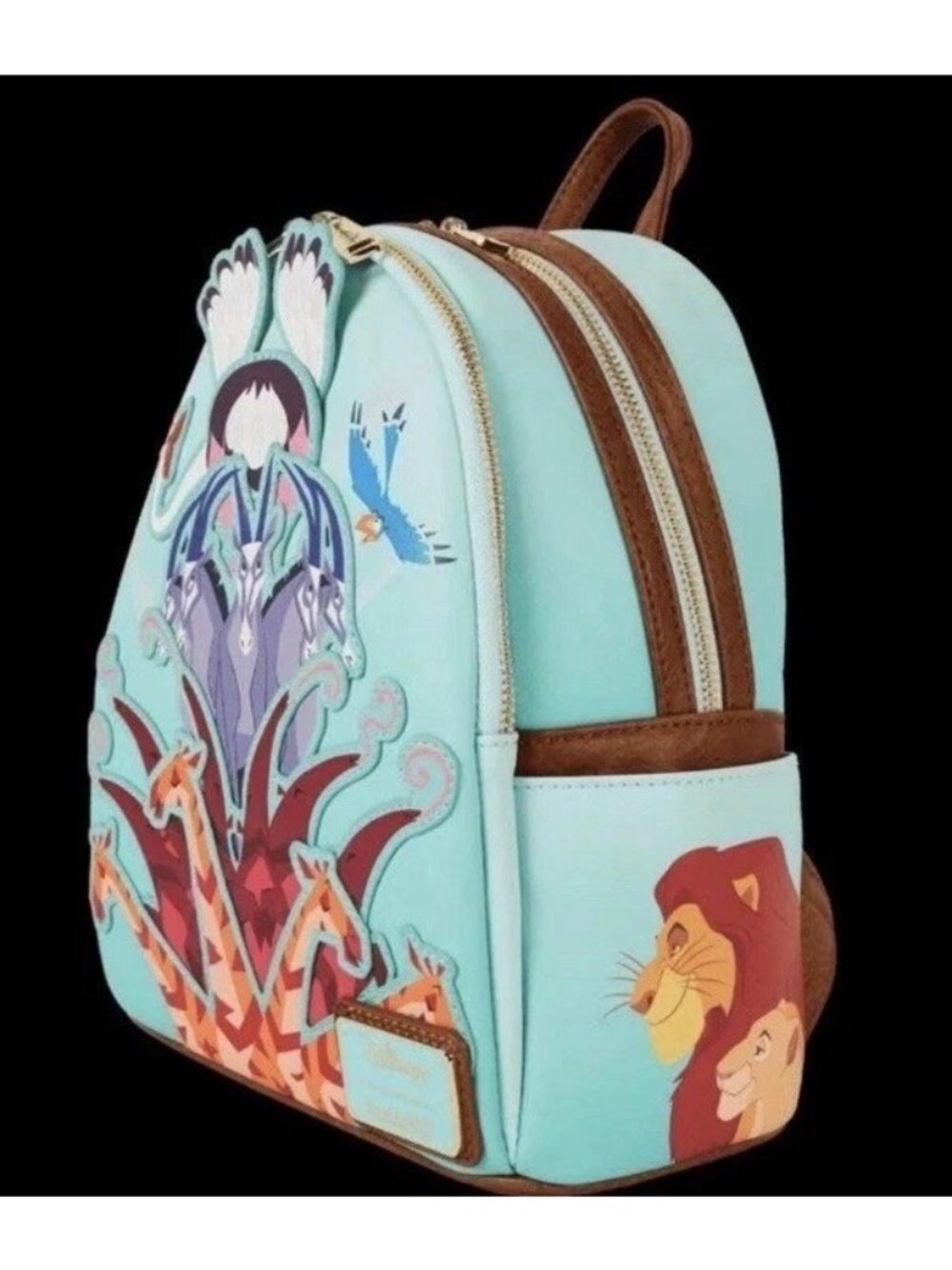 Loungefly The Lion King I Just Can't Wait To Be King Mini Backpack Jungle NWT - Picture 2 of 6